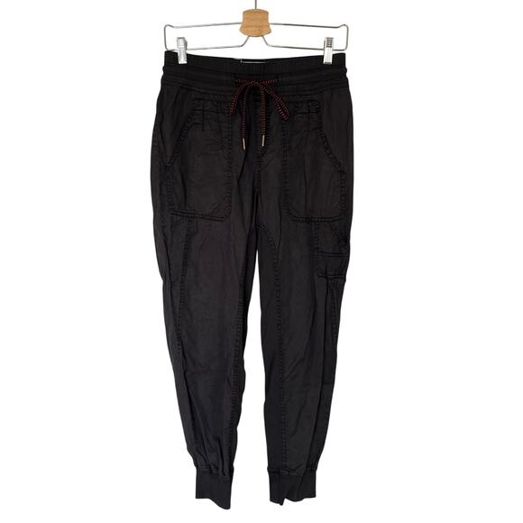 Anthropologie The Nomad Jogger Pants Women's Size XS Black Boho Granola Comfort - Picture 2 of 13